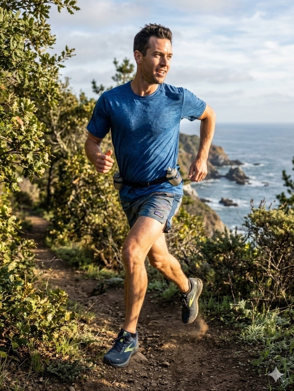 Patagonia Men's Blue Heather Short Sleeve Tee